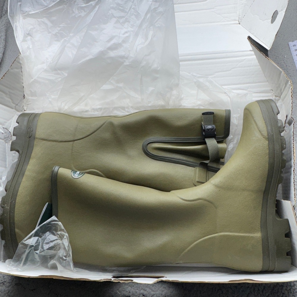 Le Chameau Vierzon M Boots Mens 11.5 Green Rubber Waterproof Rain Wellington